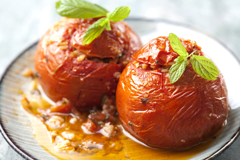 希腊美食烤西红柿